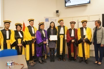 Cérémonie de remise du titre de docteur Honoris Causa